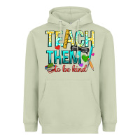 Matcha teach them to be kind Heavyweight Hoodie - texasbilliewilder