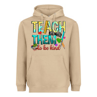 Mushroom teach them to be kind Heavyweight Hoodie - texasbilliewilder