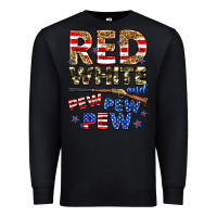 Black red white and pew pew pew Premium Sweatshirt - Zillion Design Studio