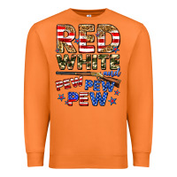 Carrot red white and pew pew pew Premium Sweatshirt - Zillion Design Studio