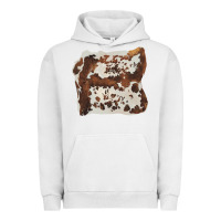 Pigment Lunar Rock hand drawn cowhide cow fur Urban Hoodie - BarkalooDesign