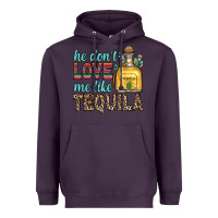 Plum he don t love me like tequila Heavyweight Hoodie - Zillion Design Studio