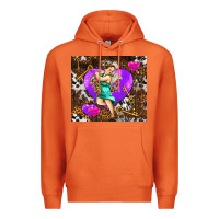 Carrot cupid and heart Premium Hoodie - AdoDesignShop