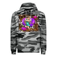 Slate Camo cupid and heart Premium Hoodie - AdoDesignShop