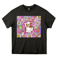 Asphalt Easter Bunny Heavy Core Tee - CowhideDigitalArt