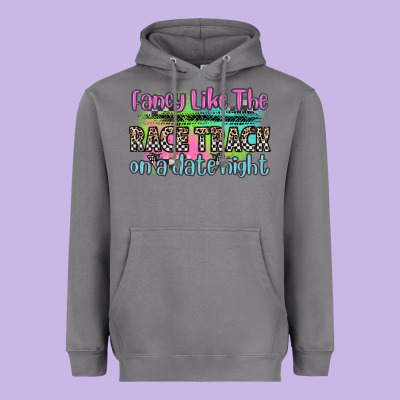 Fancy Like The Race Track On A Date Night Heavyweight Hoodie Designed By Zillion Design Studio