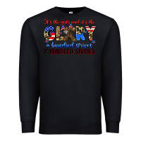 Black it's the guts and it's the glory a hundred stripes Premium Sweatshirt - Zillion Design Studio