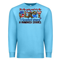 Ocean Blue it's the guts and it's the glory a hundred stripes Premium Sweatshirt - Zillion Design Studio