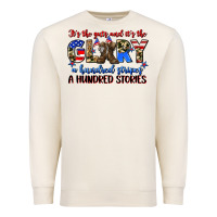 Sandshell it's the guts and it's the glory a hundred stripes Premium Sweatshirt - Zillion Design Studio