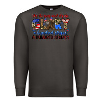 Smoke it's the guts and it's the glory a hundred stripes Premium Sweatshirt - Zillion Design Studio