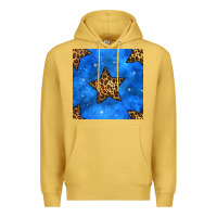 Antique Gold 4th of july leopard stars seamless pattern Premium Hoodie - BundleAndBundleShop