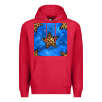 Cardinal 4th of july leopard stars seamless pattern Premium Hoodie - BundleAndBundleShop