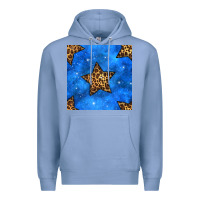 Colony Blue 4th of july leopard stars seamless pattern Premium Hoodie - BundleAndBundleShop