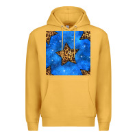 Mustard 4th of july leopard stars seamless pattern Premium Hoodie - BundleAndBundleShop