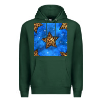 Sports Green 4th of july leopard stars seamless pattern Premium Hoodie - BundleAndBundleShop