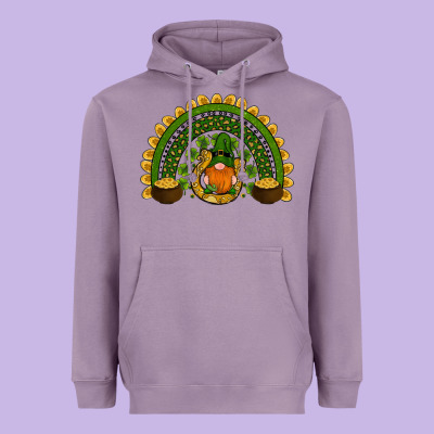 St Patricks Day Rainbow Heavyweight Hoodie Designed By Ranaportraitstore