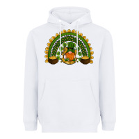 White st patricks day rainbow Heavyweight Hoodie - RanaPortraitStore