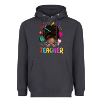 Smoke teacher afro messy bun Heavyweight Hoodie - texasbilliewilder
