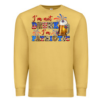 Antique Gold i'm not drunk i'm patriotic zillion Premium Sweatshirt - Zillion Design Studio