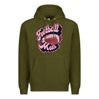 Army Green football mom Premium Hoodie - JahusDesignShop