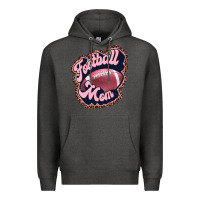 Charcoal Heather football mom Premium Hoodie - JahusDesignShop