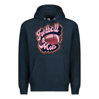 Navy football mom Premium Hoodie - JahusDesignShop