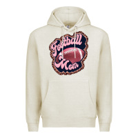Oatmeal Heather football mom Premium Hoodie - JahusDesignShop