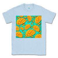 Dusty Blue mango Classic Tee - BarkalooDesign