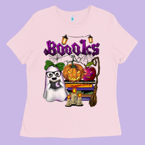 Boooks Ladies Tee Designed By Barkaloodesign