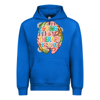 Cobalt going to therapy is cool Urban Hoodie - NancyCooperArtShop