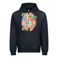Navy going to therapy is cool Urban Hoodie - NancyCooperArtShop