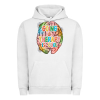 Pigment Lunar Rock going to therapy is cool Urban Hoodie - NancyCooperArtShop