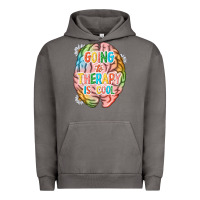 Pigment Tornado going to therapy is cool Urban Hoodie - NancyCooperArtShop