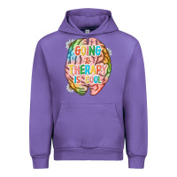 Tulip going to therapy is cool Urban Hoodie - NancyCooperArtShop