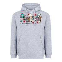 Heather Grey dentist Heavyweight Hoodie - Zillion Design Studio