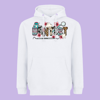 Dentist Heavyweight Hoodie Designed By Zillion Design Studio