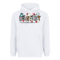 White dentist Heavyweight Hoodie - Zillion Design Studio