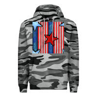 Slate Camo 4th of july stars and stripes seamless pattern Premium Hoodie - BundleAndBundleShop