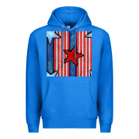 True Royal 4th of july stars and stripes seamless pattern Premium Hoodie - BundleAndBundleShop