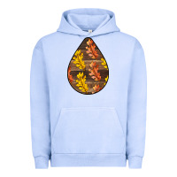 Pigment Grape Ice Fall Teardrop Urban Hoodie - LillyAllenDesigns