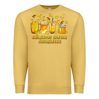 Antique Gold Childhood Cancer Awareness Coffee Cups Premium Sweatshirt - texasbilliewilder