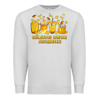 Dove Grey Childhood Cancer Awareness Coffee Cups Premium Sweatshirt - texasbilliewilder