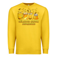 Childhood Cancer Awareness Coffee Cups Premium Sweatshirt | Teevron