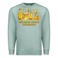 Seafoam Childhood Cancer Awareness Coffee Cups Premium Sweatshirt - texasbilliewilder