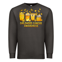 Smoke Childhood Cancer Awareness Coffee Cups Premium Sweatshirt - texasbilliewilder