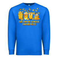 True Royal Childhood Cancer Awareness Coffee Cups Premium Sweatshirt - texasbilliewilder