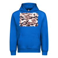 Cobalt milky camouflage Urban Hoodie - BarkalooDesign