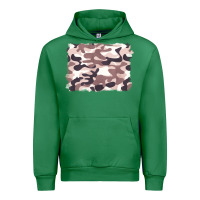 Emerald milky camouflage Urban Hoodie - BarkalooDesign