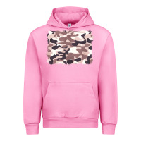 Fuchsia Pink milky camouflage Urban Hoodie - BarkalooDesign