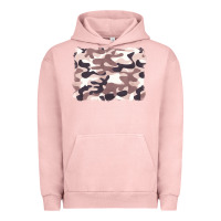 Pigment Salmon milky camouflage Urban Hoodie - BarkalooDesign